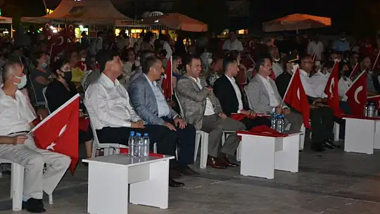 Fethiye'de 15 Temmuz Demokrasi ve Milli Birlik Günü anma programı düzenlendi