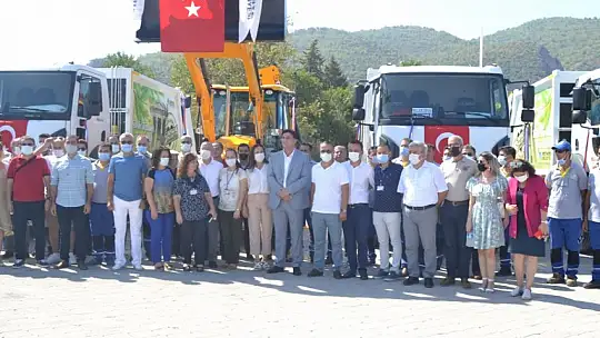 Fethiye Belediyesi araç filosuna 38 adet yeni araç kattı
