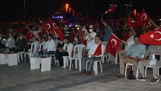 Fethiye'de 15 Temmuz Demokrasi ve Milli Birlik Günü anma programı düzenlendi