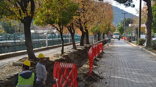 Altyapı çalışmaları devam ediyor