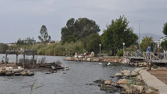 Fethiye Ördek Adası'nda Renkli Görüntüler