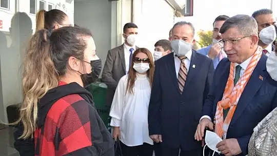 Fethiye'de Davutoğlu sevgisi