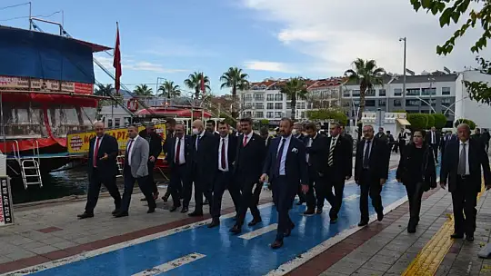 Mhp'li Vekillerden Fethiye Ziyareti