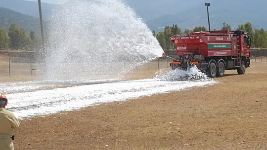 Yangın ekiplerine işbaşı eğitim Tatbikatı