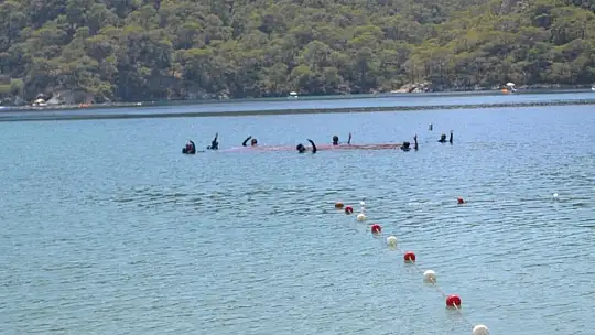 Dalgıç Başkandan denizdibi temizliği