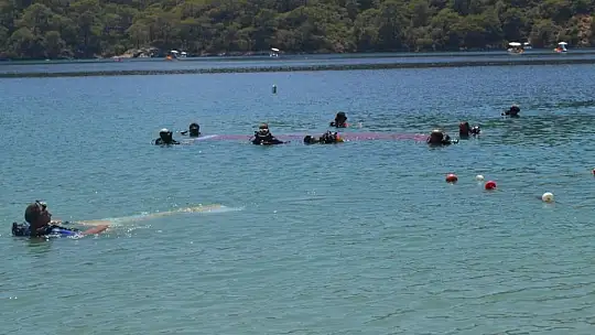 Dalgıç Başkandan denizdibi temizliği