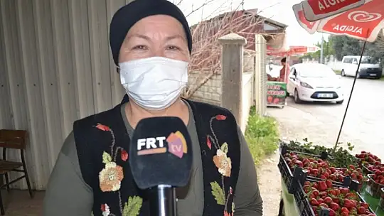 Çilek geçen yılın fiyatları ile satılıyor 