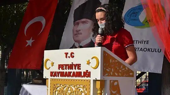 100. yıldönümü için Fethiye'de anma töreni