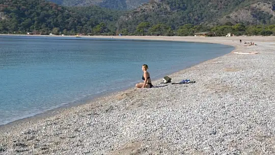 Ocak ayında denize girdiler