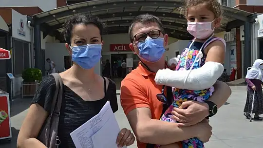 Minik İdil ölümden döndü 