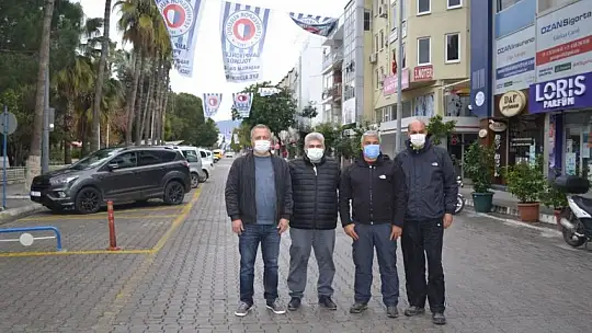 Fethiye sokakları bayraklarla donatıldı 