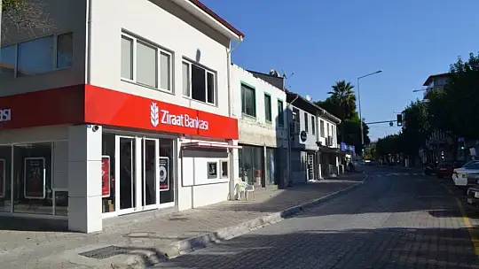 Ziraat Bankası Geçici olarak Çarşı Caddesi'nde hizmet verecek