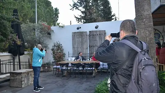 Yeni yılın ilk konuğu, İlçe Başkanı Turgay Öztürk