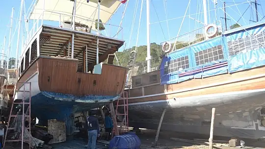 Yat ve tekneler sezona hazırlanıyor 