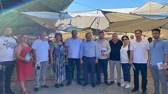 BAŞKANLARDAN PAZAR ESNAFINA ZİYARET