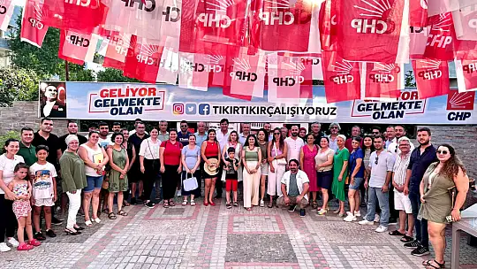 CHP Fethiye'de rozet takma töreni yapıldı