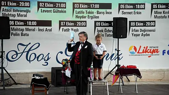 Mine Kırıkkanat ve Mustafa Hoş Fethiye'de söyleşide buluştu