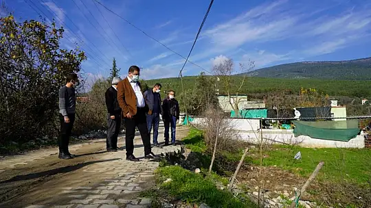 Tokat, kırsal mahallelerde yapılan çalışmaları inceledi