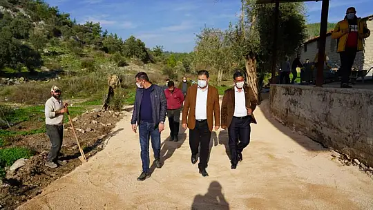Tokat, kırsal mahallelerde yapılan çalışmaları inceledi