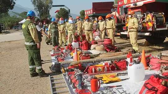 Yangın ekiplerine işbaşı eğitim Tatbikatı