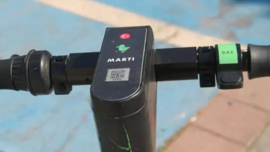 Martı Scooter Fethiye sokaklarında