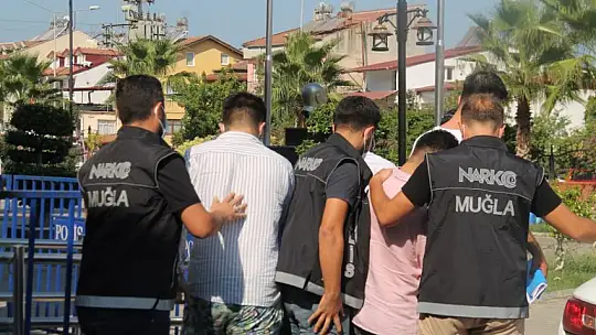 Fethiye narkotik suç çetesini çökertti
