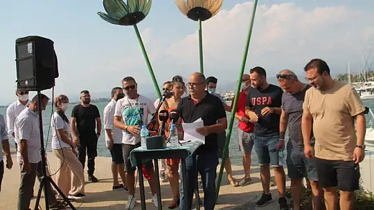 2. etap sahil bandı esnafından basın açıklaması