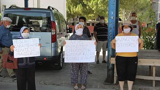 Akyol'da Çarşı Pazar Karıştı