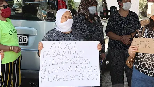 Akyol'da Çarşı Pazar Karıştı