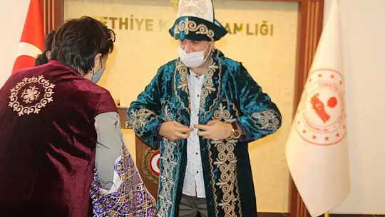 Fethiye 2. Spor Festivali konukları Kaymakam Fırat'ı ziyaret etti