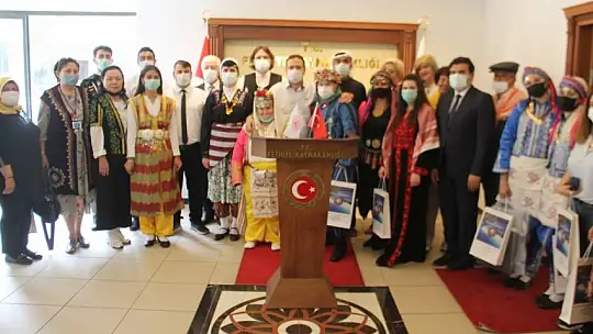 Fethiye 2. Spor Festivali konukları Kaymakam Fırat'ı ziyaret etti