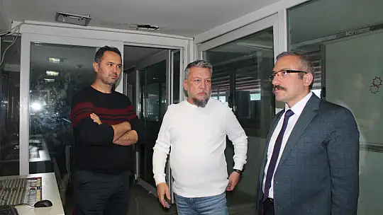 KAYMAKAM KARAMAN, SED MEDYA'YI ZİYARET ETTİ
