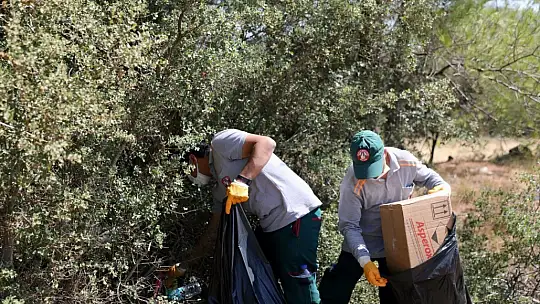 Kozağaç Yangın Bölgesinde Çevre Temizliği