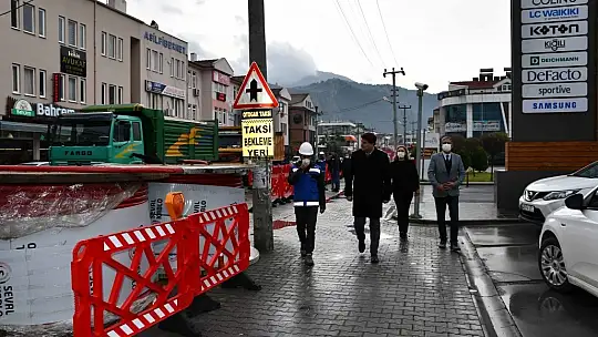 Ölüdeniz Caddesi'nde altyapı çalışmaları başladı