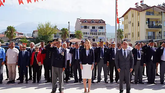 19 Eylül Gaziler Günü Seydikemer'de Törenle Kutlandı