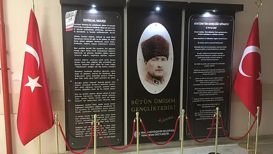 Büyükşehir 233 Atatürk Büstü yapımını gerçekleştirdi