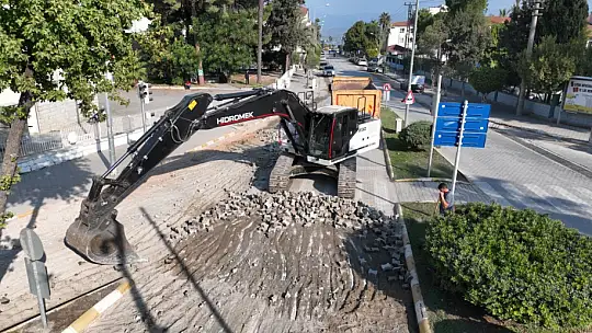 ALİ GAFFAR OKKAN CADDESİ'NDE ÇALIŞMALAR BAŞLADI