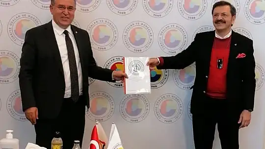 FTSO üyelerinin sorunlarını ve çözüm önerilerini Hisarcıklıoğlu ve Bakan Ersoy'a iletti
