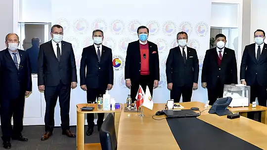 FTSO üyelerinin sorunlarını ve çözüm önerilerini Hisarcıklıoğlu ve Bakan Ersoy'a iletti
