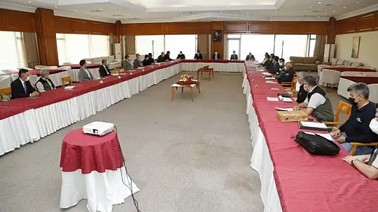 Orman Yangınlarıyla Mücadele Koordinasyon Kurulu Toplantısı yapıldı