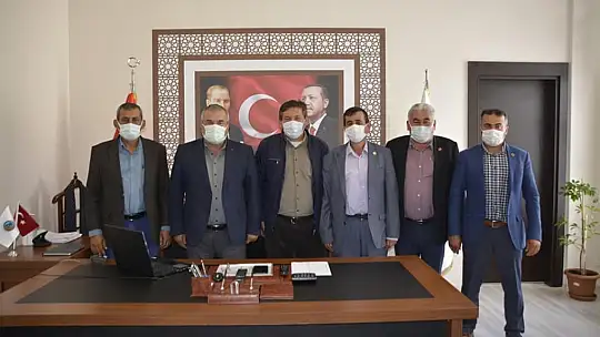 Başkan Otgöz'ü makamında ziyaret ettiler