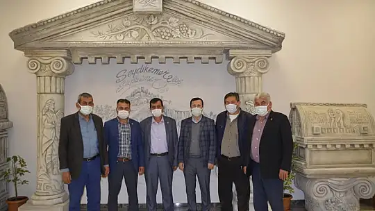 Başkan Otgöz'ü makamında ziyaret ettiler