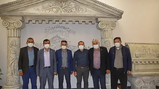 Başkan Otgöz'ü makamında ziyaret ettiler
