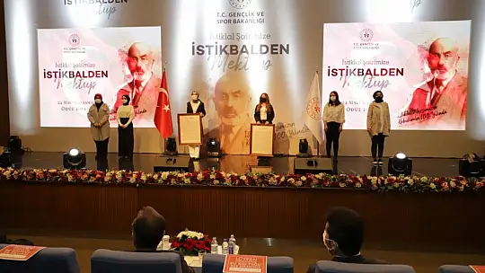 İstiklal Şairimize İstikbalden Mektup Yarışması'nda Türkiye üçüncüsü oldu