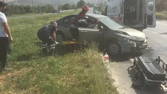 Kaza da 5 kişi yaralandı