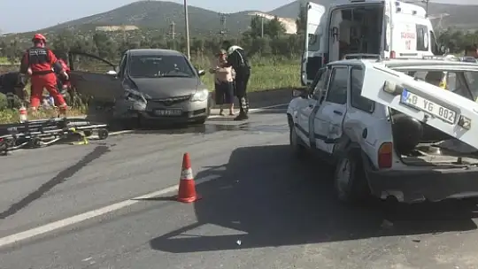 Kaza da 5 kişi yaralandı