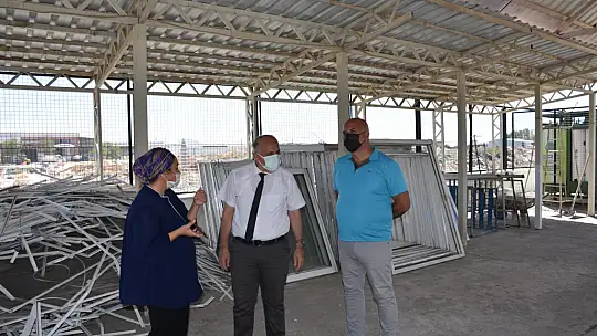 İlman'dan yapımı devam eden tesislere ziyaret