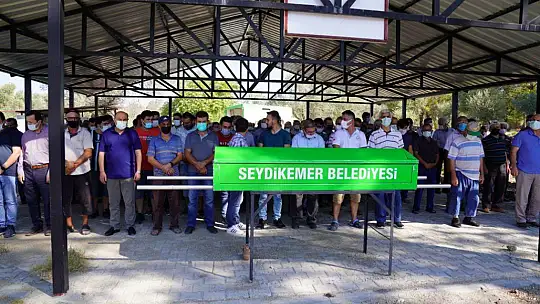 Kazada vefat eden belediye personeli son yolculuğuna uğurlandı