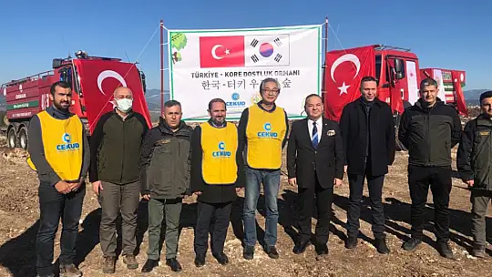 Türk-Kore Dostluk Ormanlarının 5'.si Milas'ta oluşturuldu