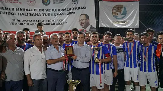 SEYDİKEMER'E YAKIŞAN FUTBOL TURNUVASI SONA ERDİ